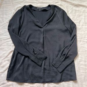 Black long sleeve blouse